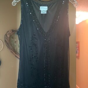 Black Sequin Women's Dress